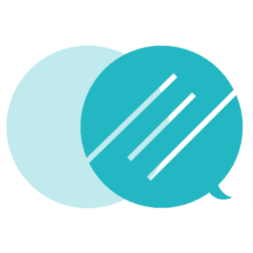 Logo von Konferenzdolmetscher Köln aus zwei türkisen Kreisen